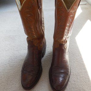 Dan Post Lizard cowboy boots 10 1/2